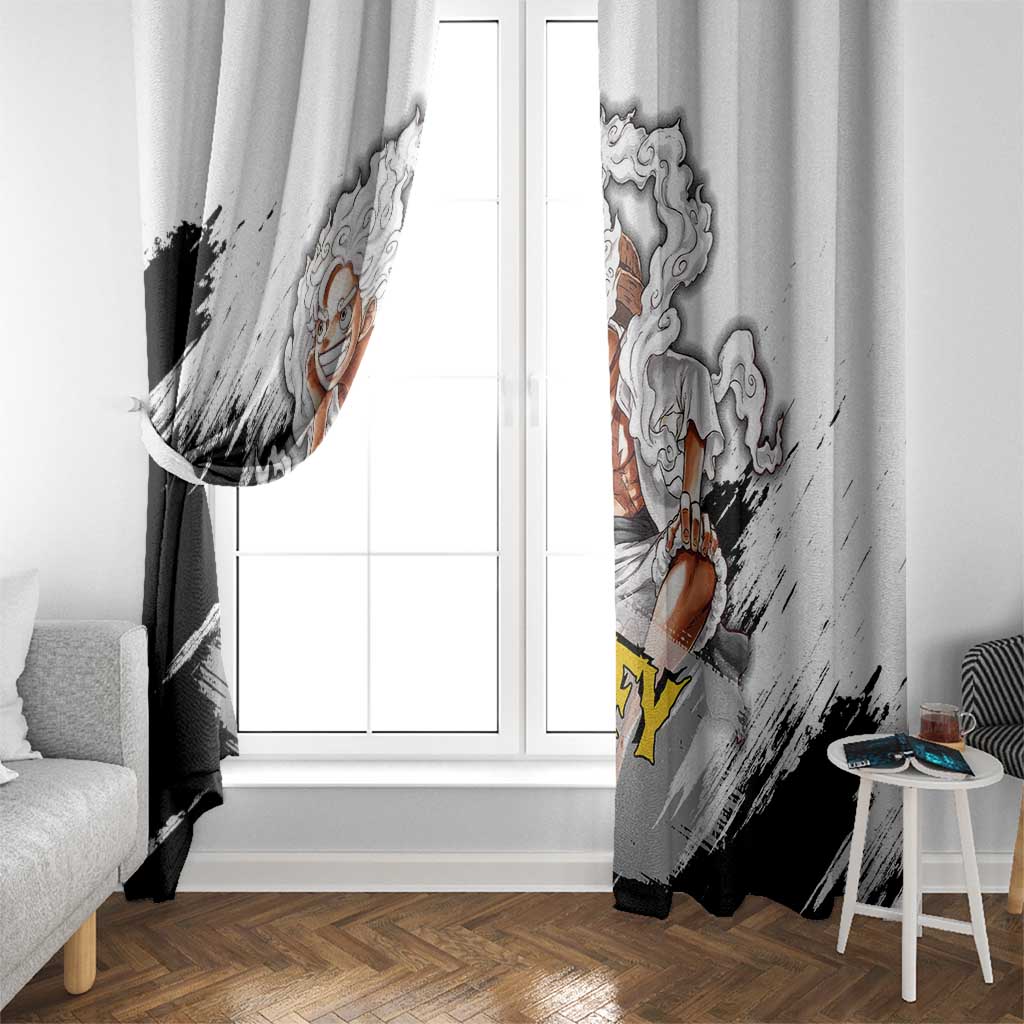 Luffy Gear 5 - One Piece Window Curtain Anime Style