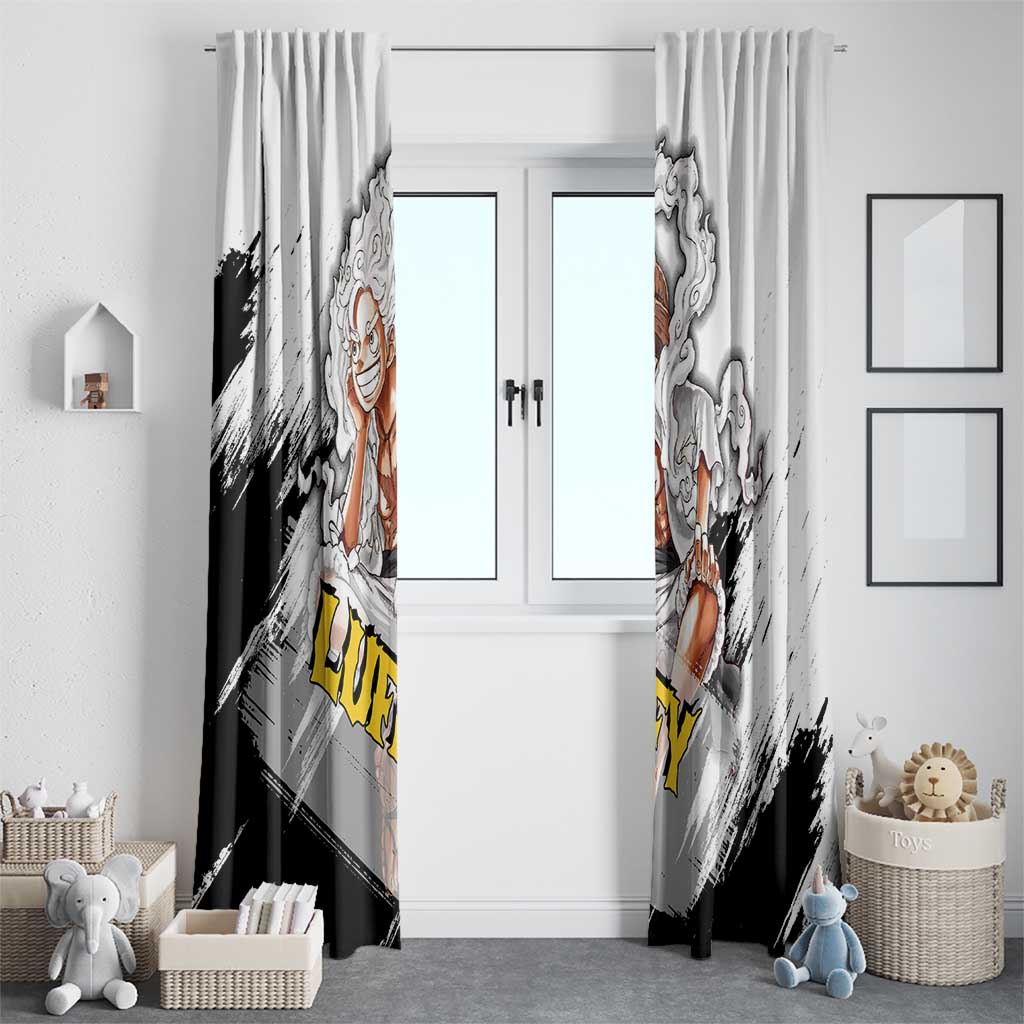 Luffy Gear 5 - One Piece Window Curtain Anime Style