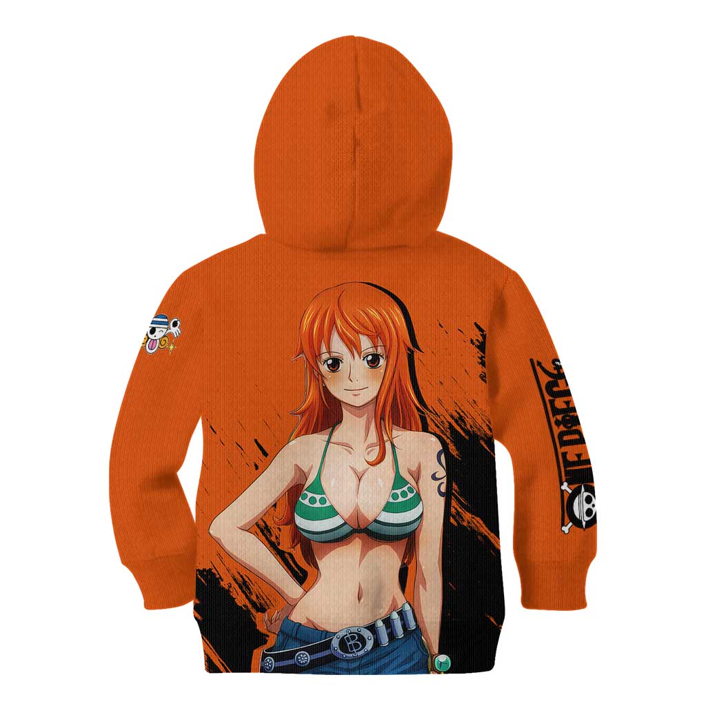 Nami - One Piece Kid Hoodie Anime Style