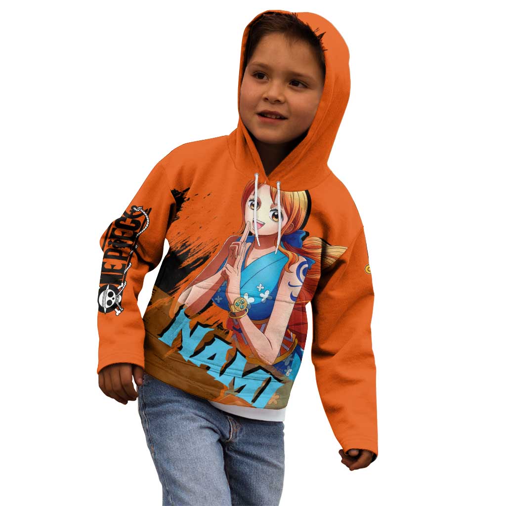Nami - One Piece Kid Hoodie Anime Style