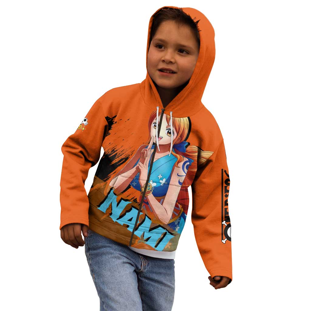 Nami - One Piece Kid Hoodie Anime Style