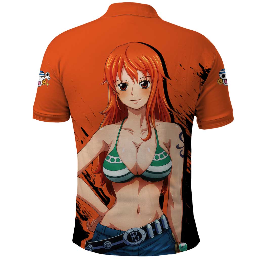 Nami - One Piece Polo Shirt Anime Style