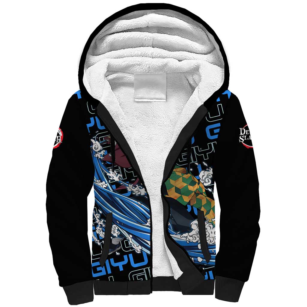 Tomioka Giyu - Demon Slayer Sherpa Hoodie Anime Japan Style