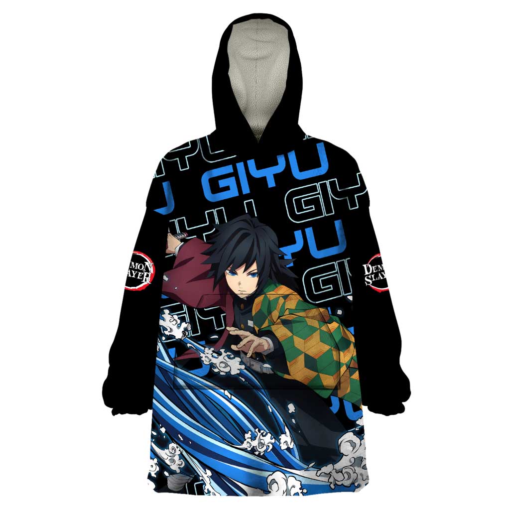 Tomioka Giyu - Demon Slayer Wearable Blanket Hoodie Anime Japan Style