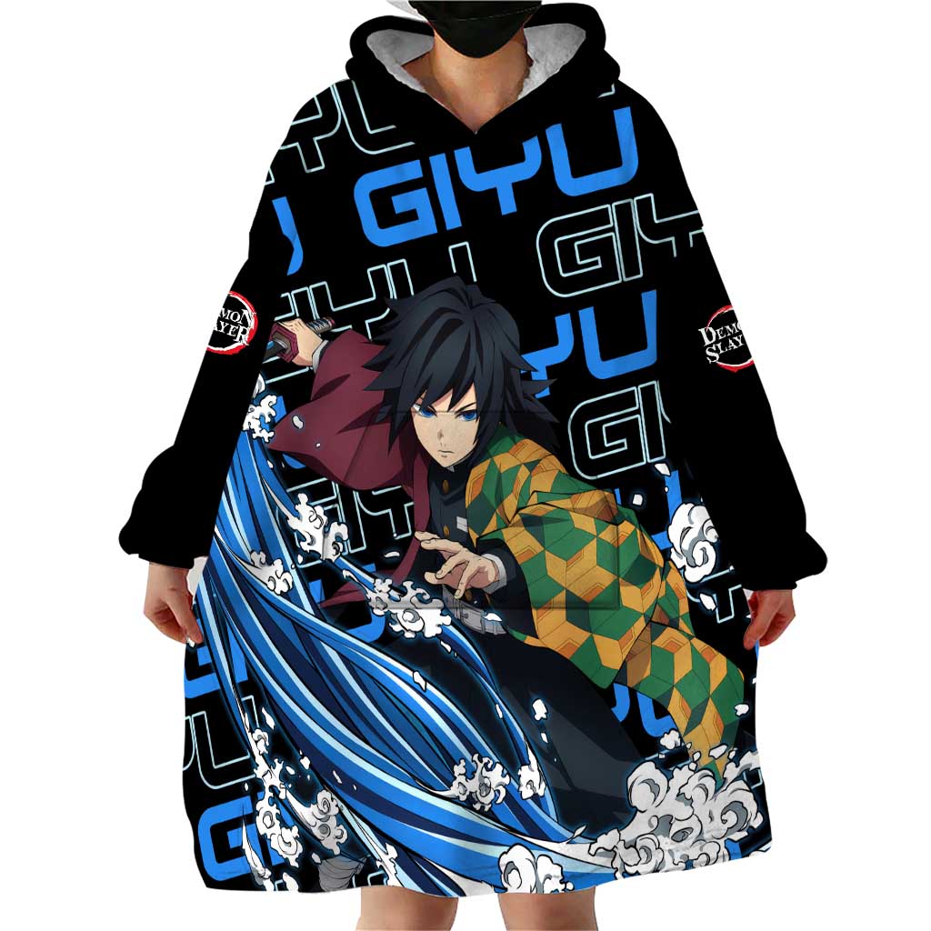 Tomioka Giyu - Demon Slayer Wearable Blanket Hoodie Anime Japan Style