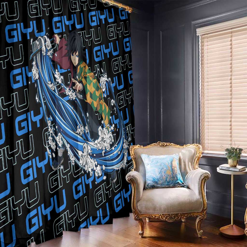 Tomioka Giyu - Demon Slayer Window Curtain Anime Japan Style