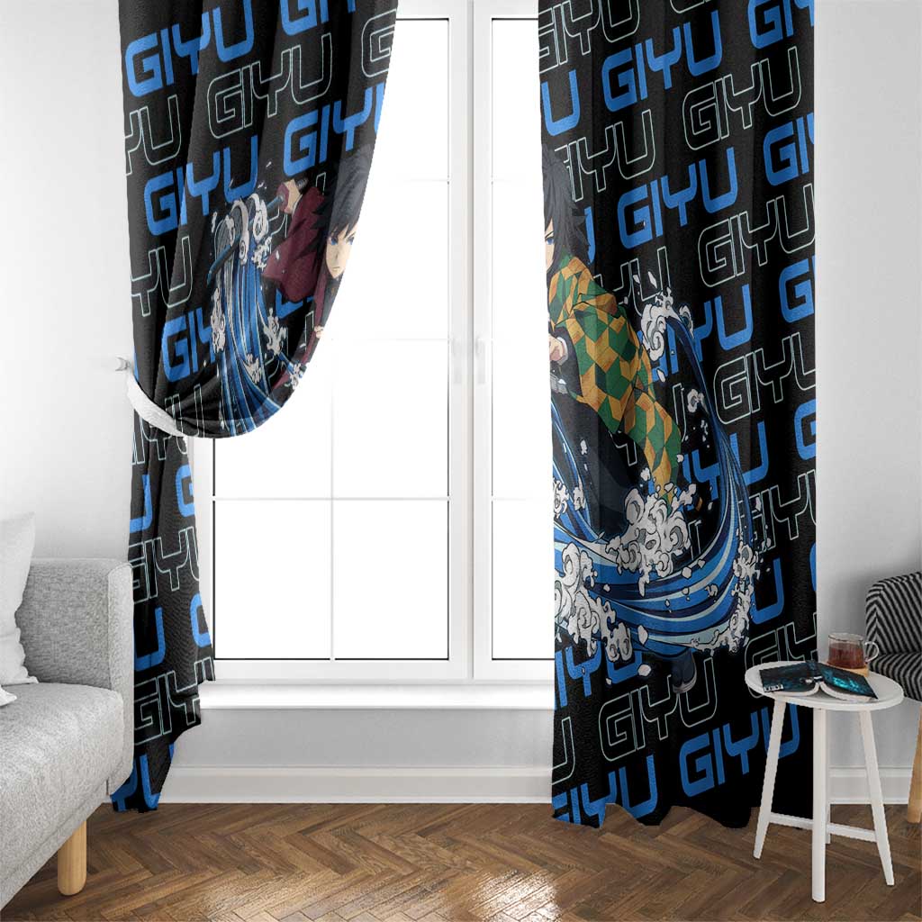 Tomioka Giyu - Demon Slayer Window Curtain Anime Japan Style