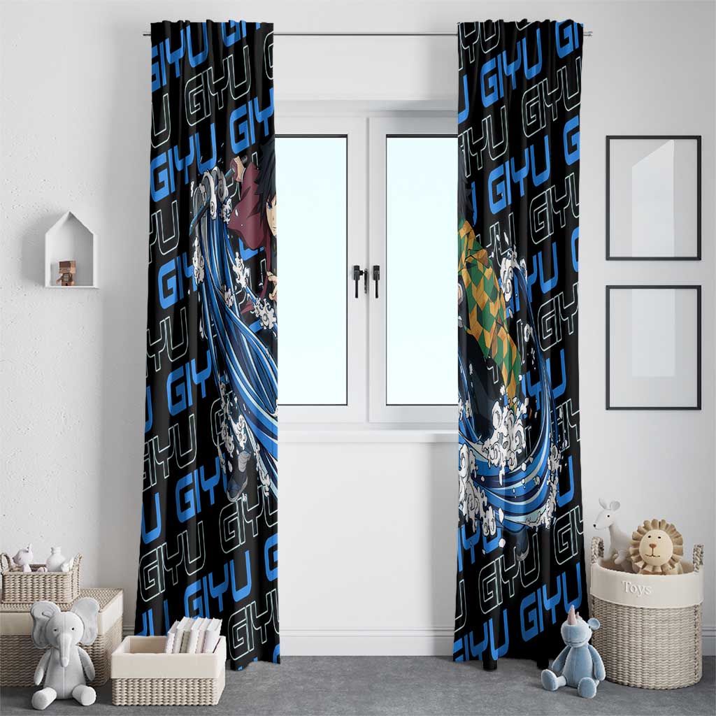 Tomioka Giyu - Demon Slayer Window Curtain Anime Japan Style