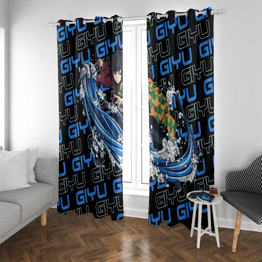 Tomioka Giyu - Demon Slayer Window Curtain Anime Japan Style