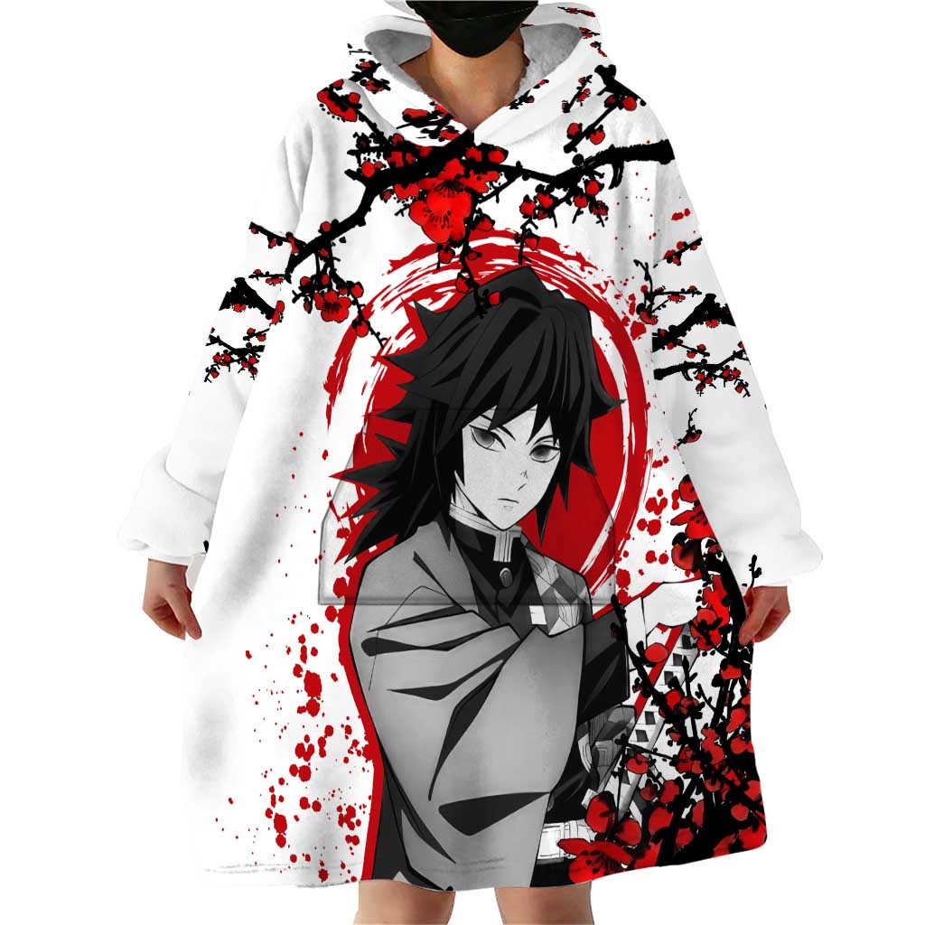 Giyu Tomioka - Demon Slayer Wearable Blanket Hoodie Anime Japan Style