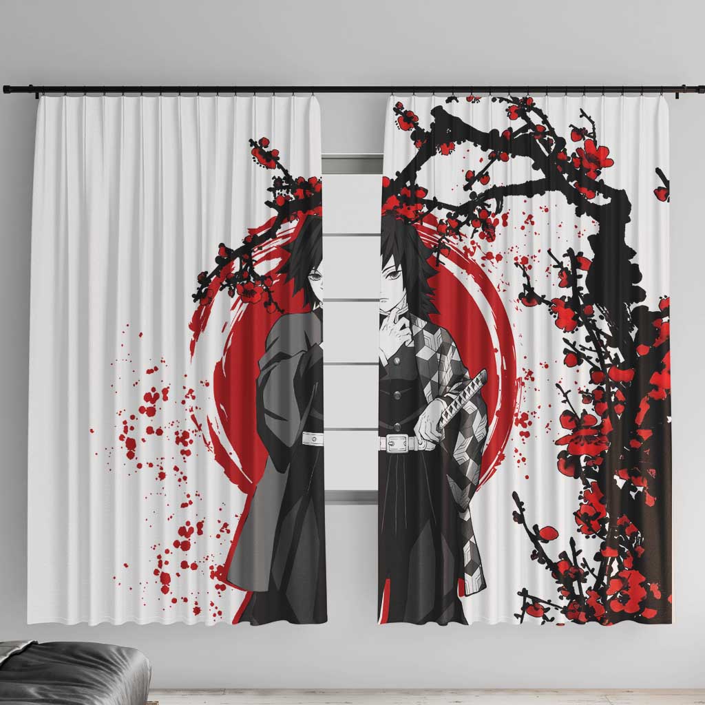 Giyu Tomioka - Demon Slayer Window Curtain Anime Japan Style