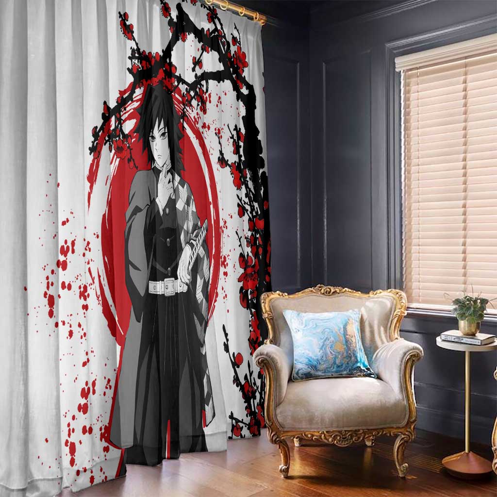 Giyu Tomioka - Demon Slayer Window Curtain Anime Japan Style