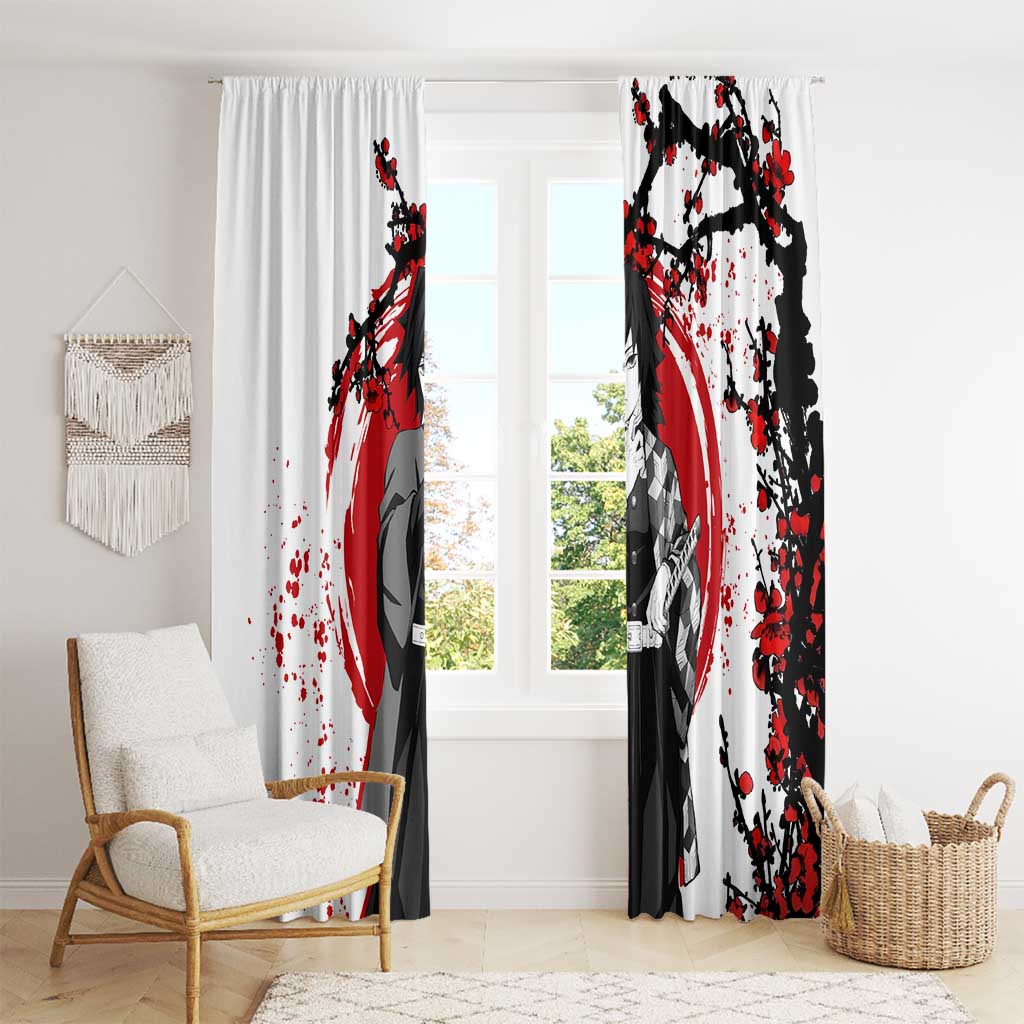 Giyu Tomioka - Demon Slayer Window Curtain Anime Japan Style