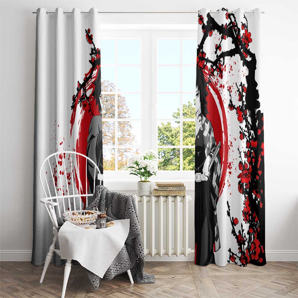 Giyu Tomioka - Demon Slayer Window Curtain Anime Japan Style