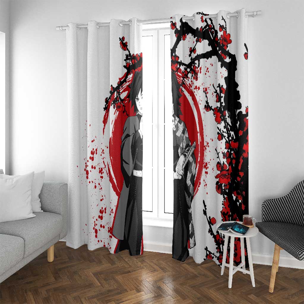 Giyu Tomioka - Demon Slayer Window Curtain Anime Japan Style