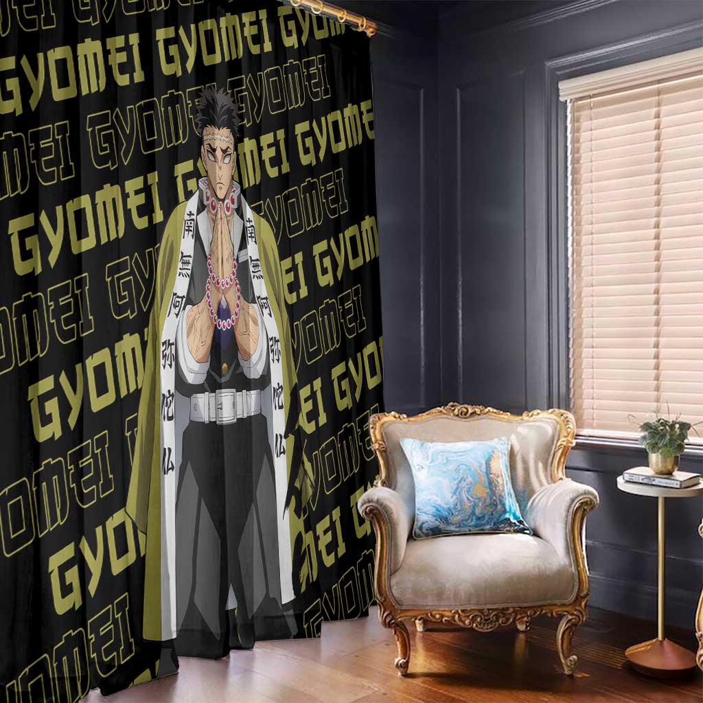 Gyomei Himejima - Demon Slayer Window Curtain Anime Japan Style