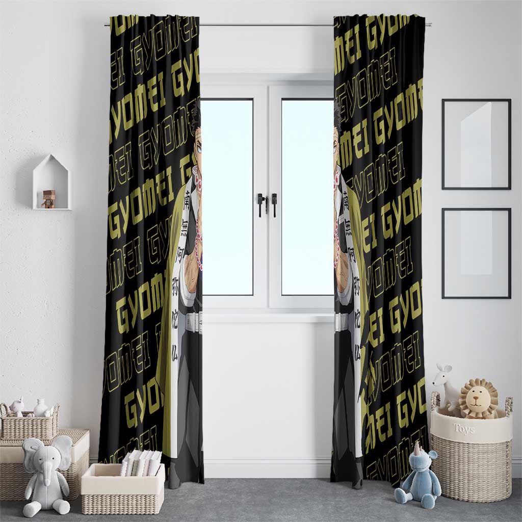 Gyomei Himejima - Demon Slayer Window Curtain Anime Japan Style