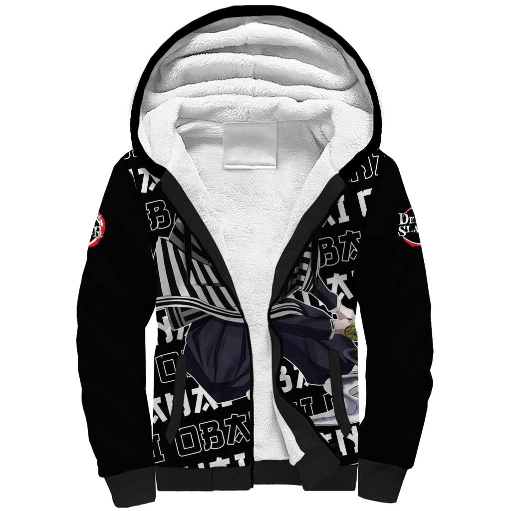 Iguro Obanai - Demon Slayer Sherpa Hoodie Anime Japan Style