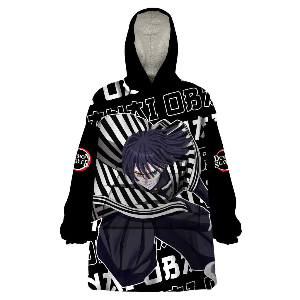 Iguro Obanai - Demon Slayer Wearable Blanket Hoodie Anime Japan Style
