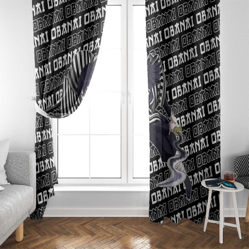 Iguro Obanai - Demon Slayer Window Curtain Anime Japan Style