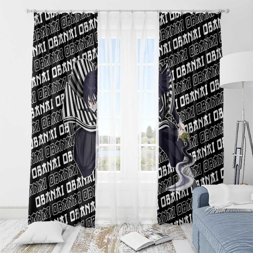 Iguro Obanai - Demon Slayer Window Curtain Anime Japan Style