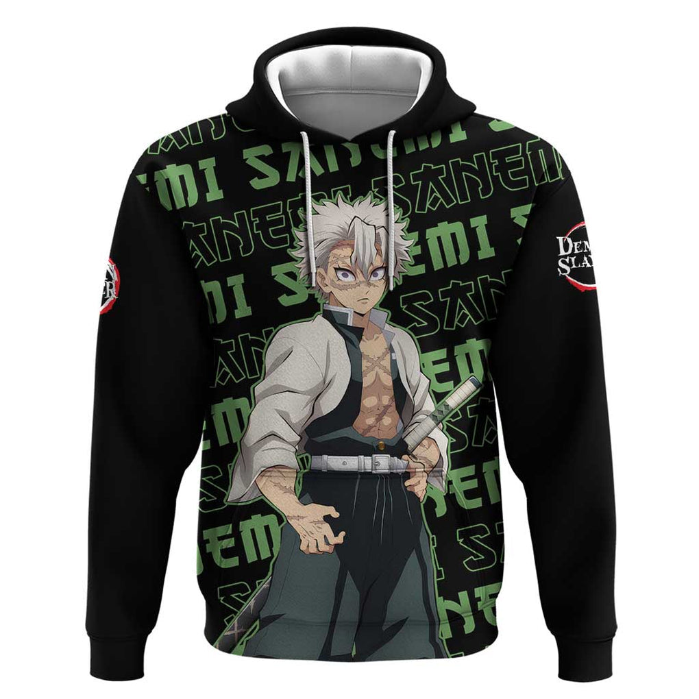 Sanemi Shinazugawa - Demon Slayer Hoodie Anime Mix Pattern Style