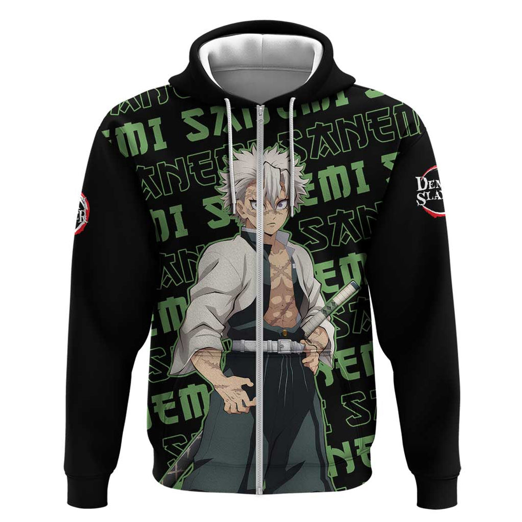 Sanemi Shinazugawa - Demon Slayer Hoodie Anime Mix Pattern Style
