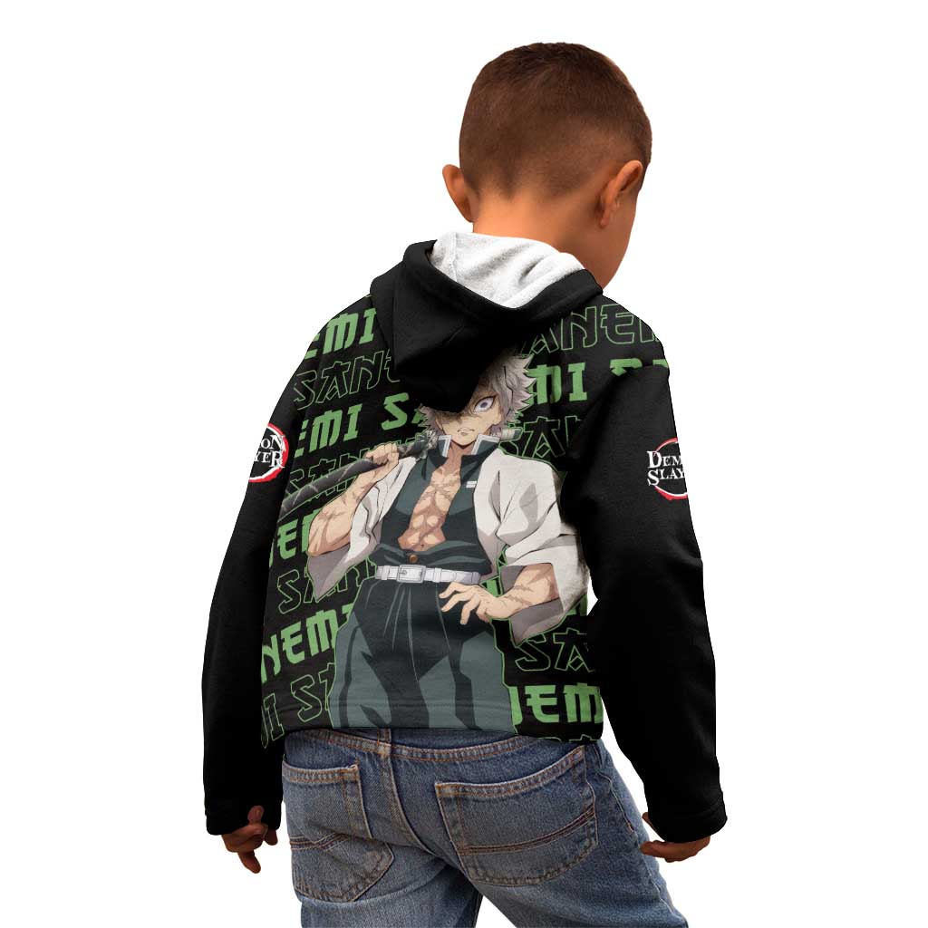 Sanemi Shinazugawa - Demon Slayer Kid Hoodie Anime Mix Pattern Style