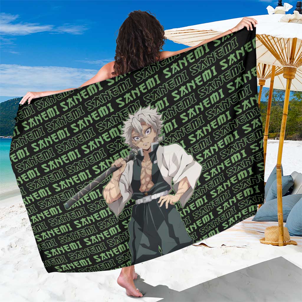 Sanemi Shinazugawa - Demon Slayer Sarong Anime Mix Pattern Style