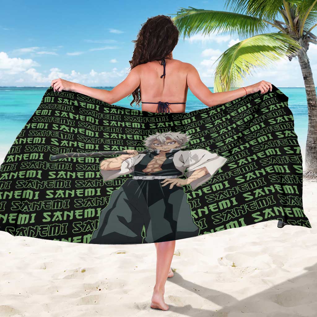 Sanemi Shinazugawa - Demon Slayer Sarong Anime Mix Pattern Style