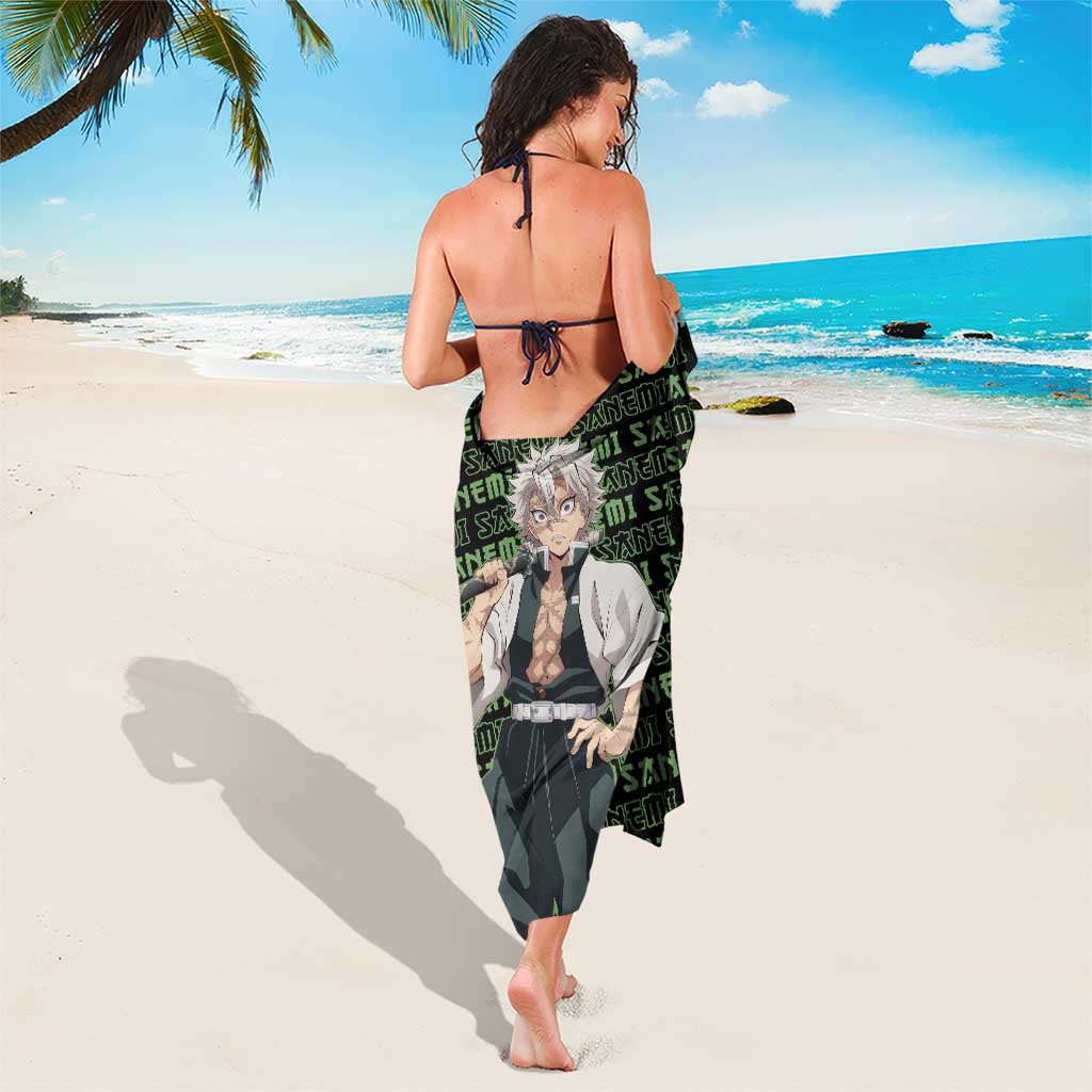 Sanemi Shinazugawa - Demon Slayer Sarong Anime Mix Pattern Style