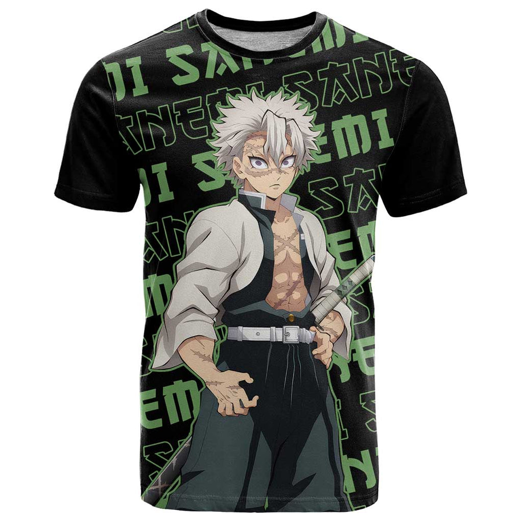 Sanemi Shinazugawa - Demon Slayer T Shirt Anime Mix Pattern Style