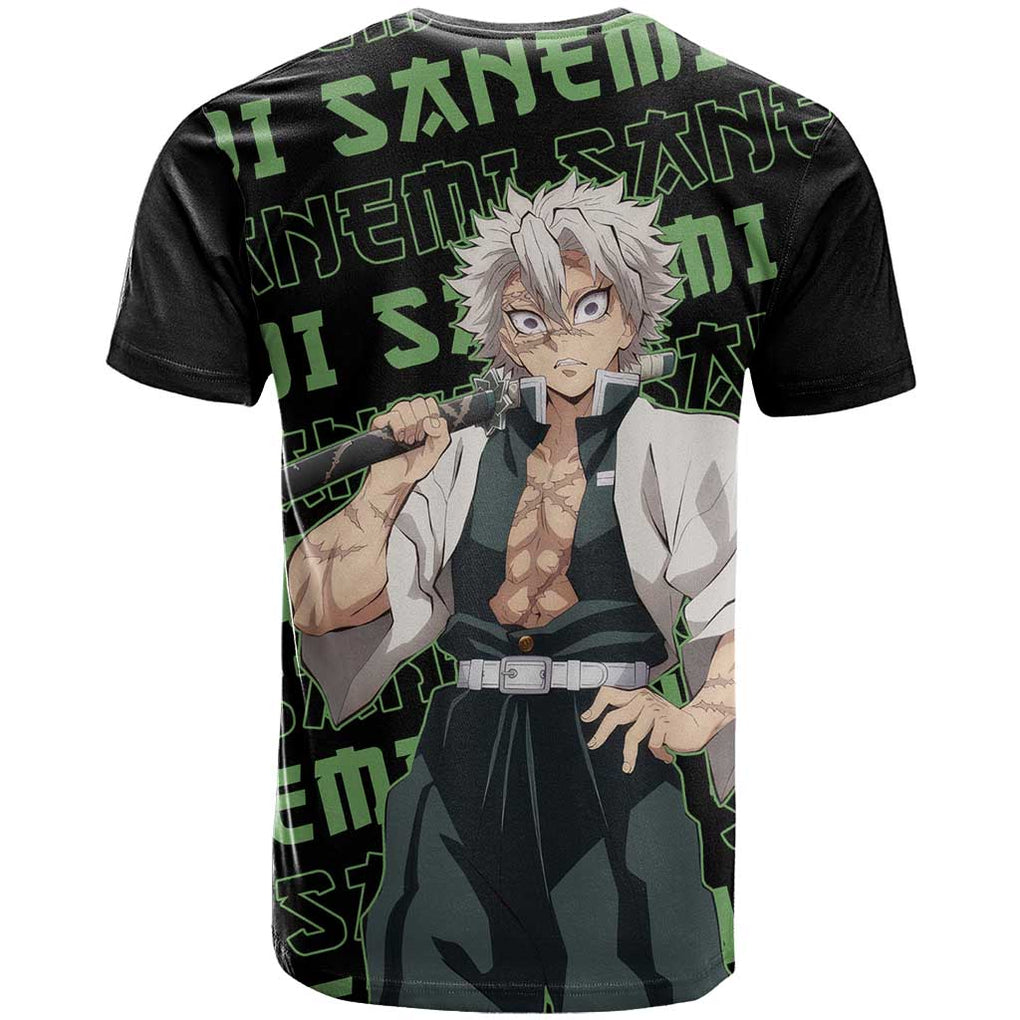 Sanemi Shinazugawa - Demon Slayer T Shirt Anime Mix Pattern Style