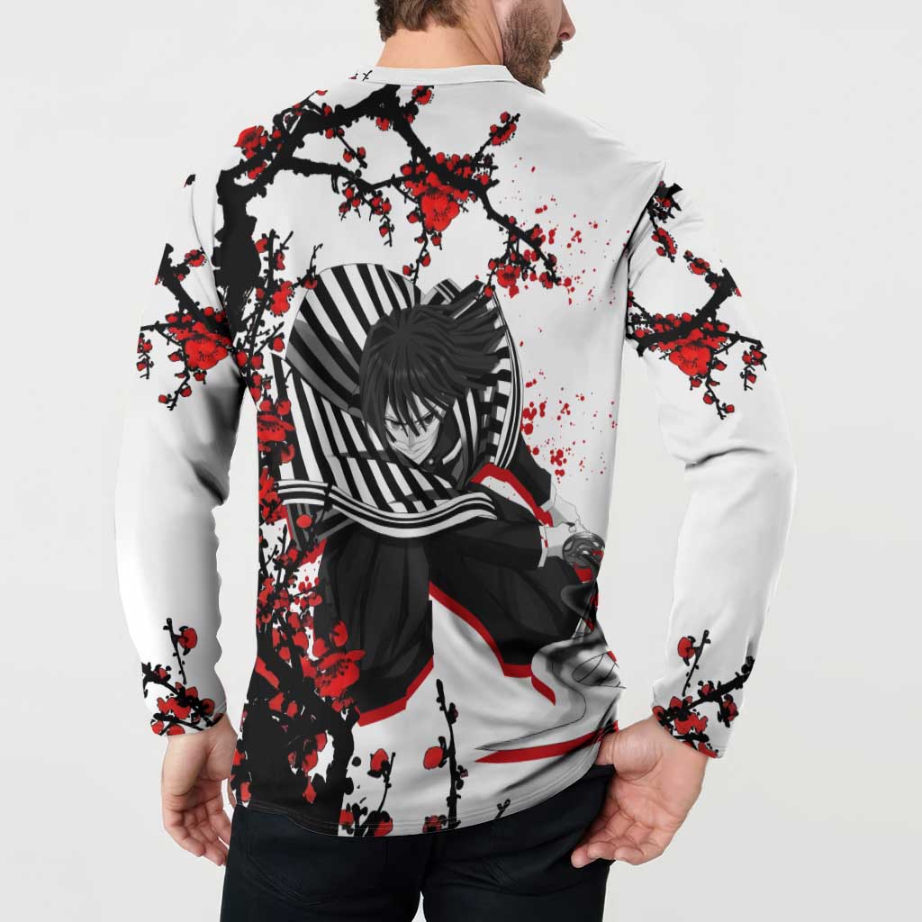 Iguro Obanai - Demon Slayer Button Sweatshirt Anime Japan Style