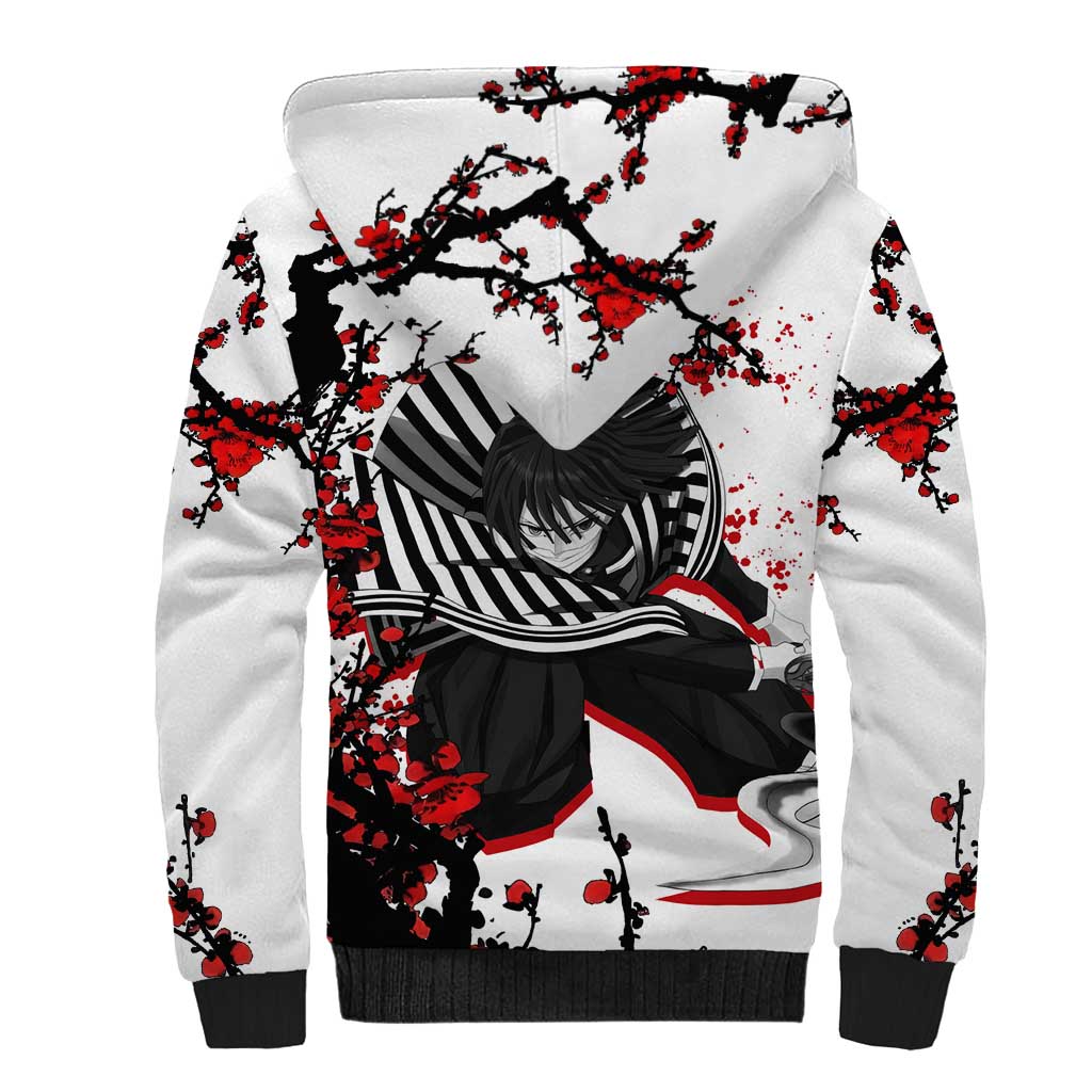 Iguro Obanai - Demon Slayer Sherpa Hoodie Anime Japan Style