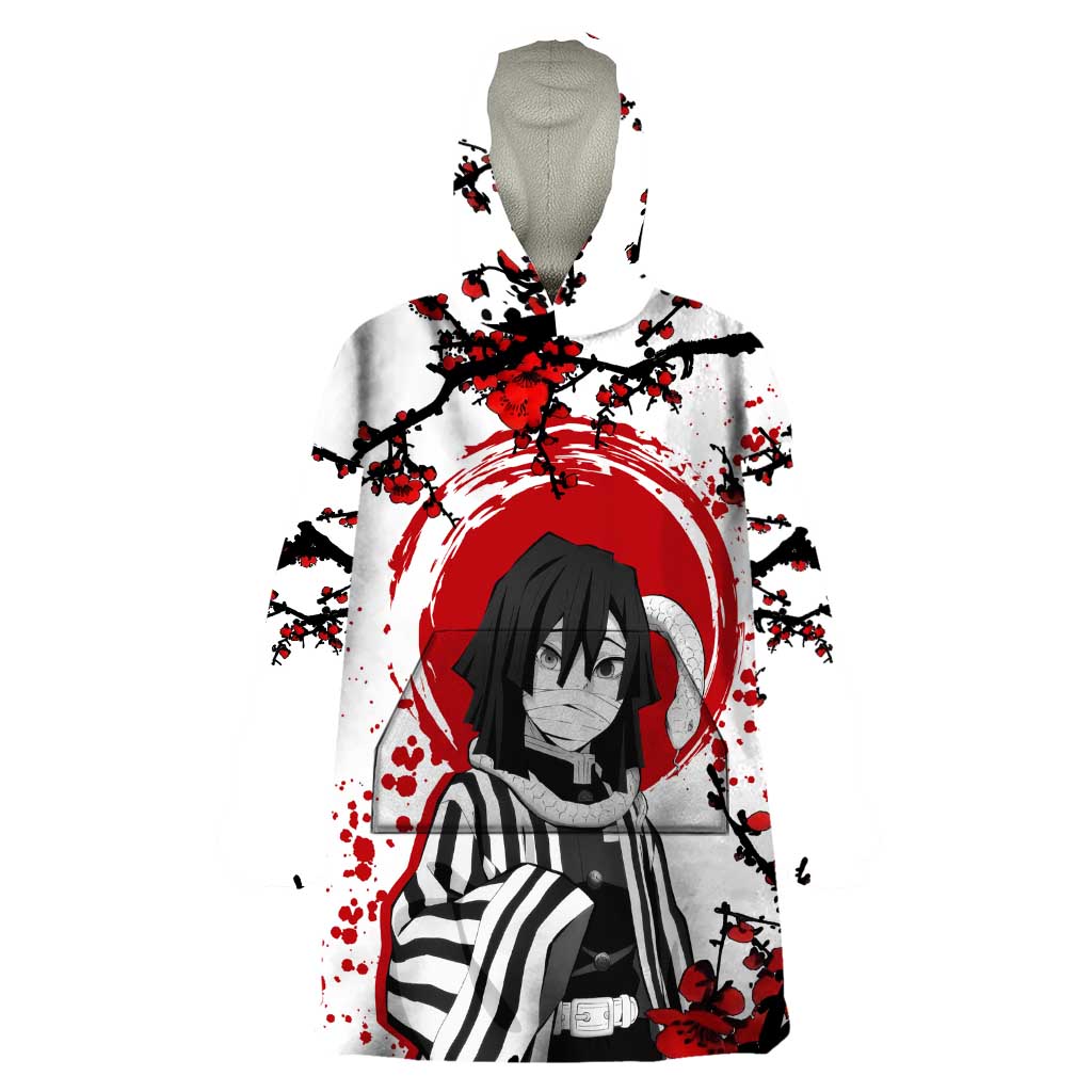 Iguro Obanai - Demon Slayer Wearable Blanket Hoodie Anime Japan Style