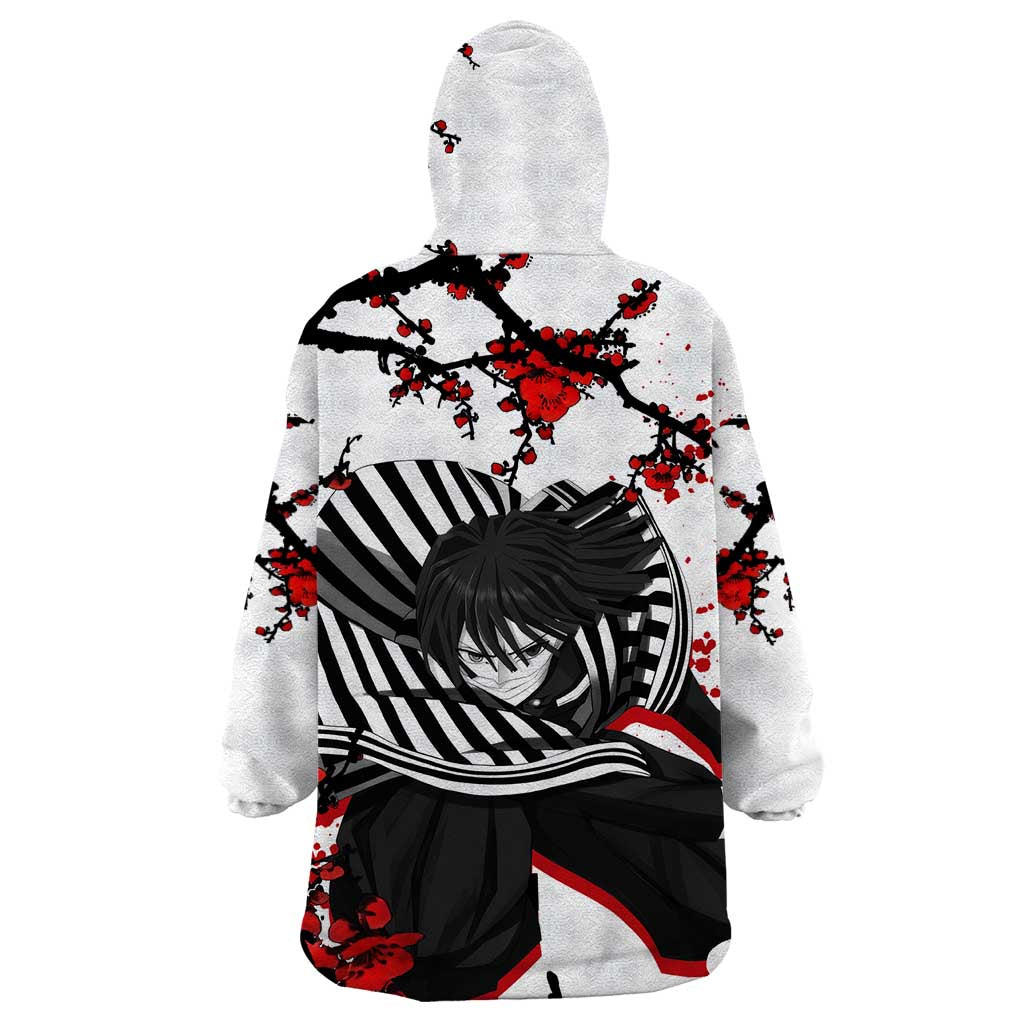 Iguro Obanai - Demon Slayer Wearable Blanket Hoodie Anime Japan Style