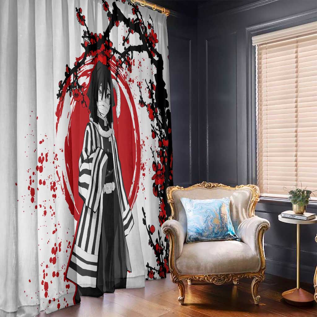 Iguro Obanai - Demon Slayer Window Curtain Anime Japan Style