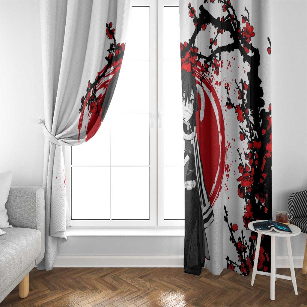 Iguro Obanai - Demon Slayer Window Curtain Anime Japan Style