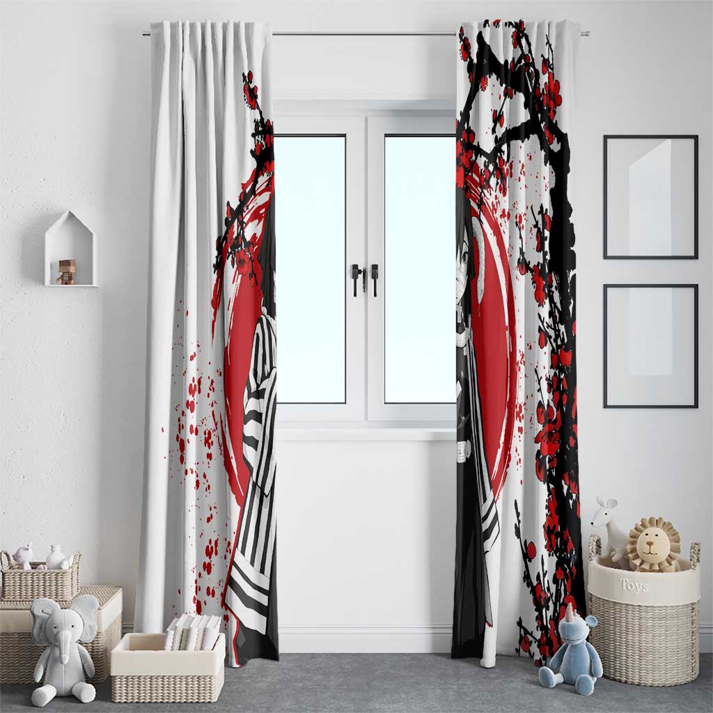 Iguro Obanai - Demon Slayer Window Curtain Anime Japan Style