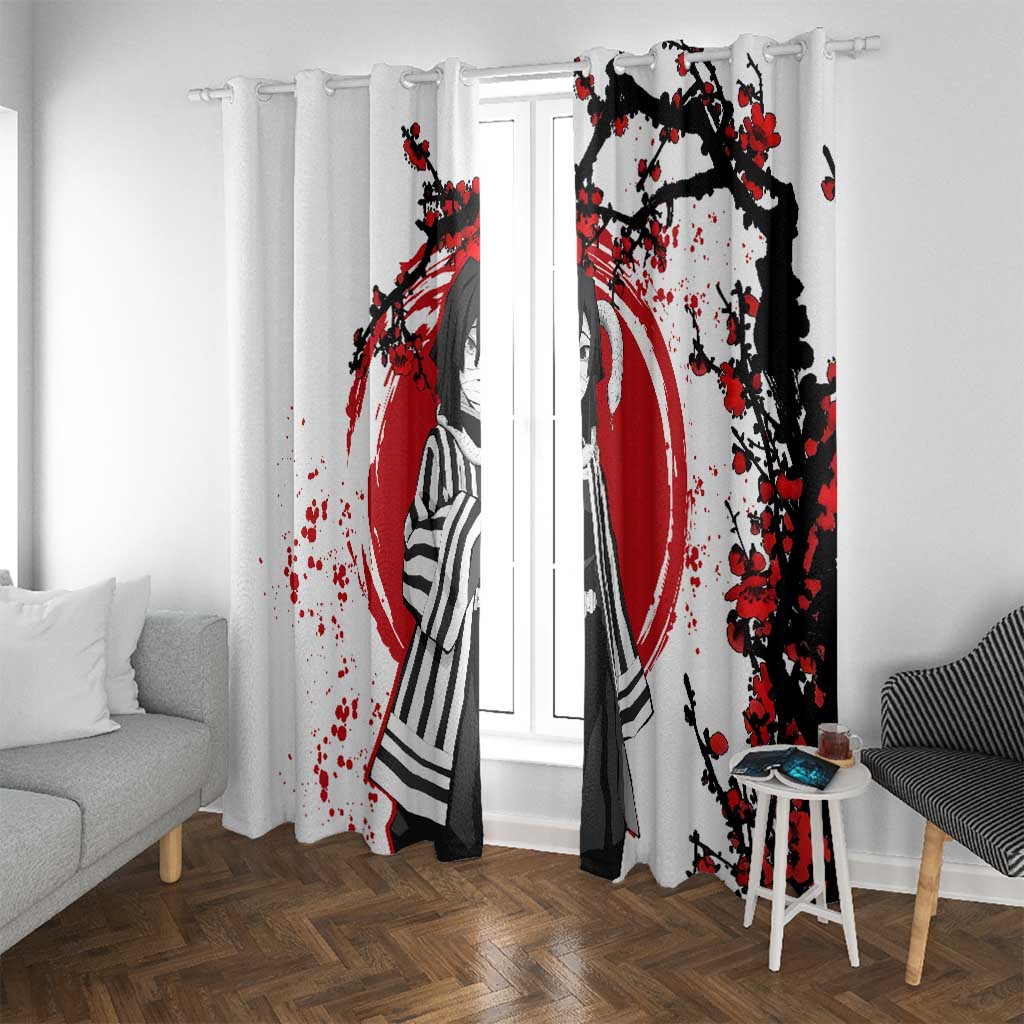 Iguro Obanai - Demon Slayer Window Curtain Anime Japan Style