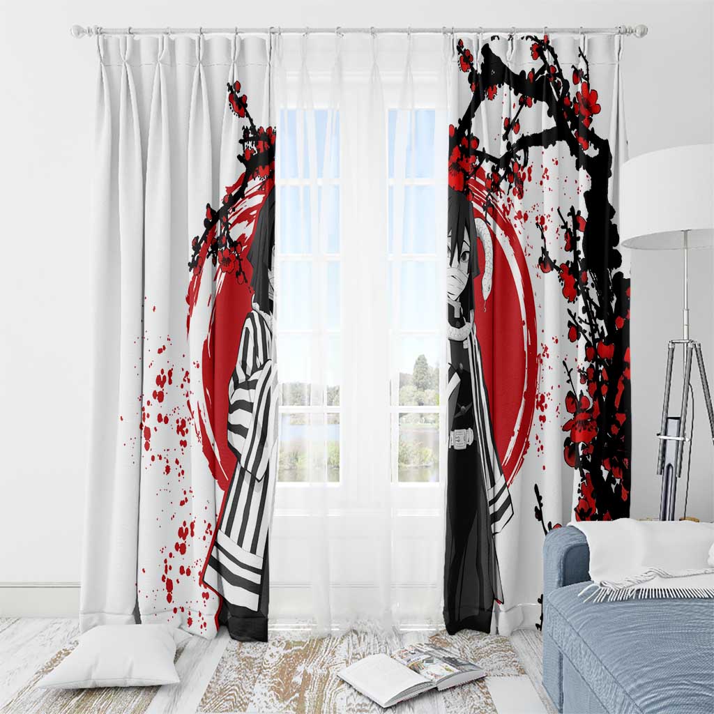 Iguro Obanai - Demon Slayer Window Curtain Anime Japan Style