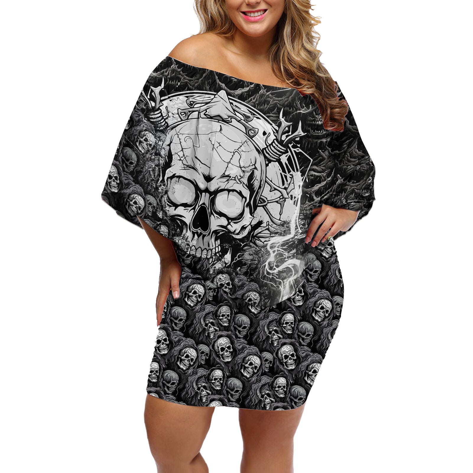 skull-off-shoulder-short-dress-your-demons-hide-under-your-bed-mine-hide-inside-my-head