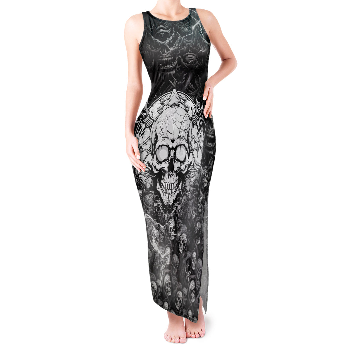 skull-tank-maxi-dress-your-demons-hide-under-your-bed-mine-hide-inside-my-head