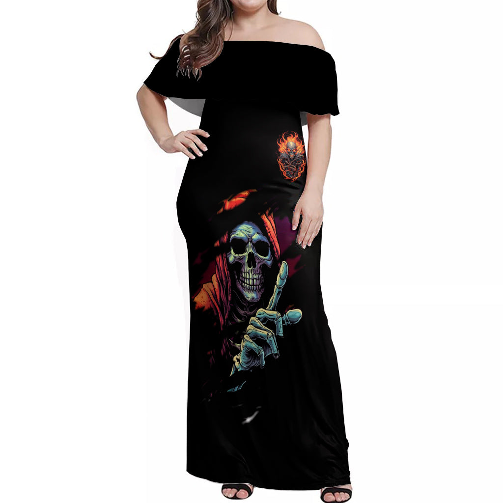 reaper-skull-off-shoulder-maxi-dress-i-can-fix-stupid-but-its-gonna-hurt