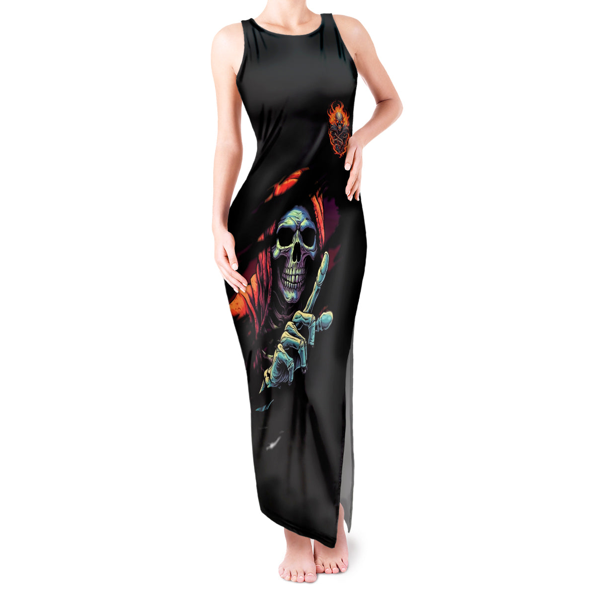 reaper-skull-tank-maxi-dress-i-can-fix-stupid-but-its-gonna-hurt