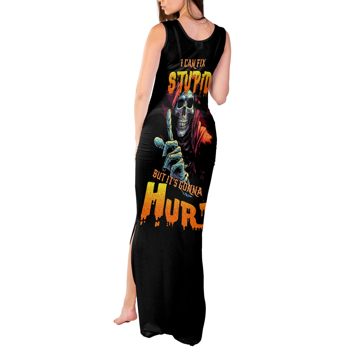 reaper-skull-tank-maxi-dress-i-can-fix-stupid-but-its-gonna-hurt