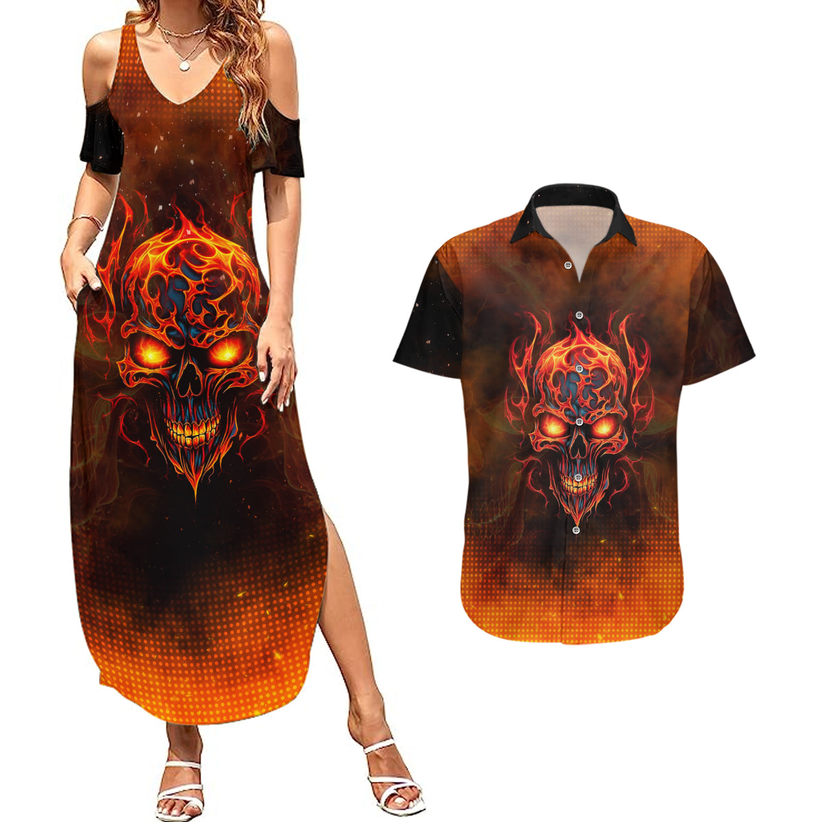 fire-skull-couples-matching-summer-maxi-dress-and-hawaiian-shirt-of-course-im-going-to-hell-im-just-here-to-pick-you-up