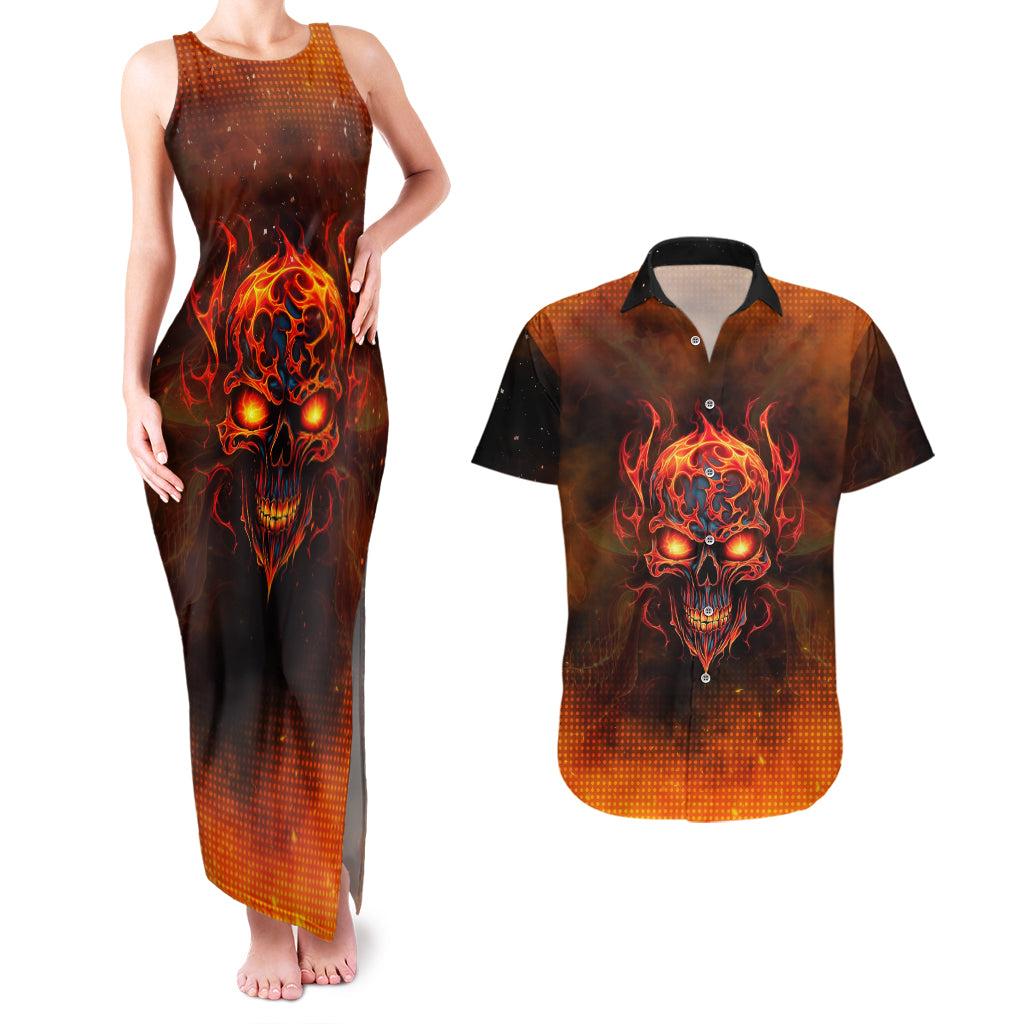fire-skull-couples-matching-tank-maxi-dress-and-hawaiian-shirt-of-course-im-going-to-hell-im-just-here-to-pick-you-up