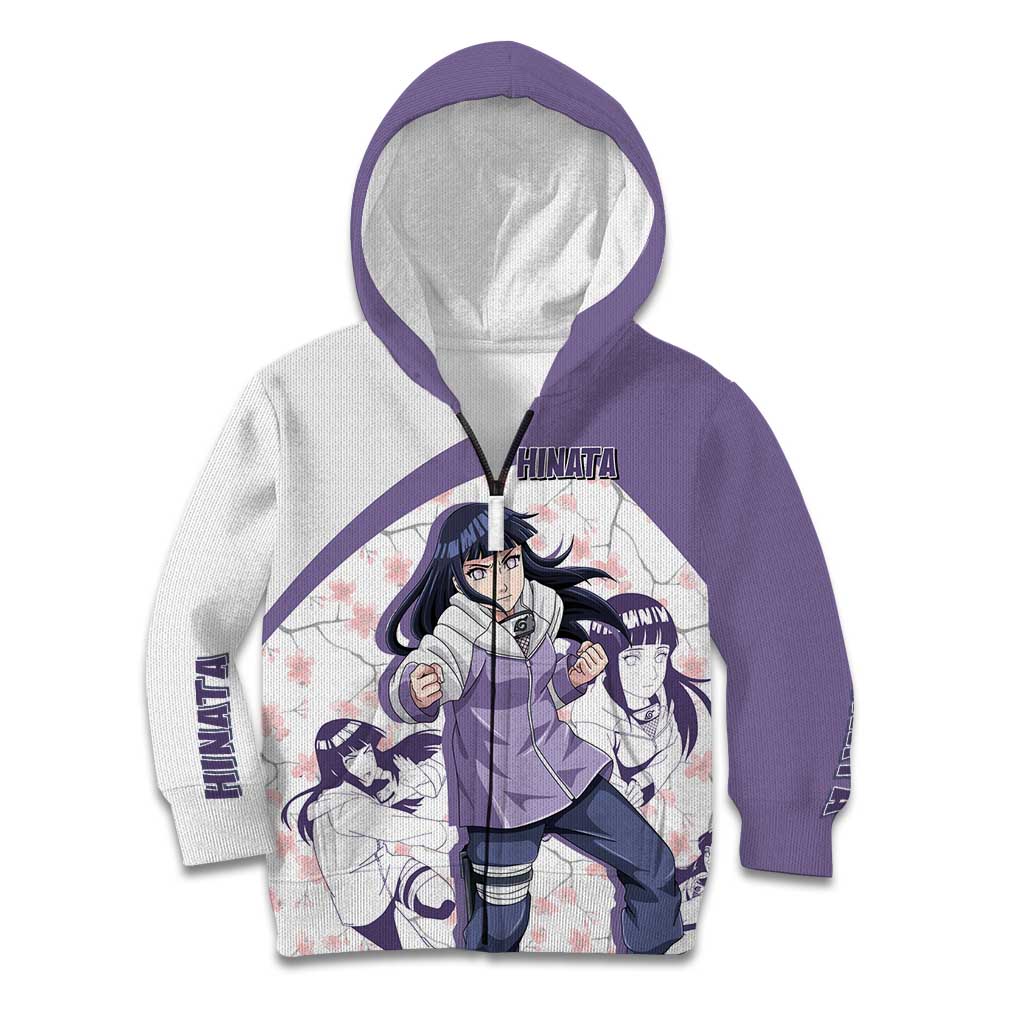 Hinata Hyuga - Naruto Kid Hoodie Anime Style